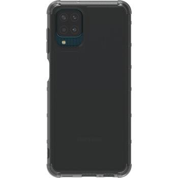 Pouzdro pro Samsung SAMSUNG Poloprůhledný zadní kryt M12, černý (black)