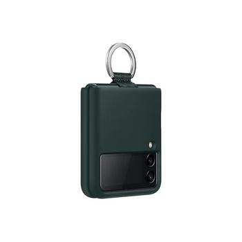 Samsung Silikonový kryt s držákem Z Flip3 Green