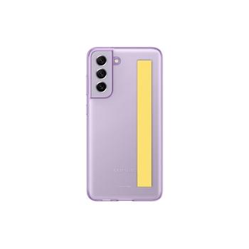 Pouzdro pro Samsung SAMSUNG Poloprůhledný zadní kryt s poutkem S21 FE, fialový (purple)