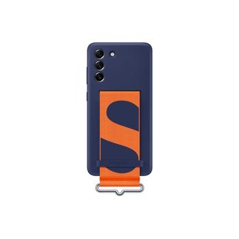 Pouzdro pro Samsung SAMSUNG Silikonový kryt s poutkem S21 FE, Navy