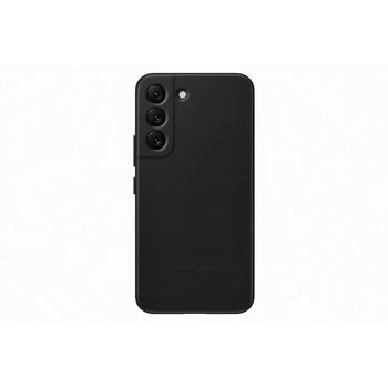 Samsung Kožený zadní kryt pro Samsung Galaxy S22 Black