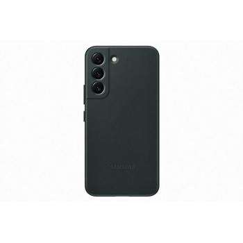 Pouzdro pro Samsung SAMSUNG Kožený zadní kryt pro S22, zelené (green)