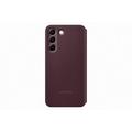 Samsung Flipové pouzdro Clear View pro Samsung Galaxy S22+ Burgundy