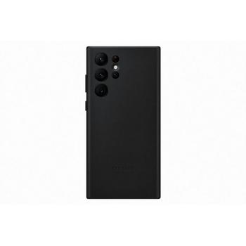 Pouzdro pro Samsung SAMSUNG Kožený zadní kryt pro S22 Ultra, černé (Black)