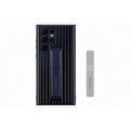Samsung Tvrzený ochranný zadní kryt se stojánkem pro Samsung Galaxy S22 Ultra Navy