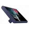Samsung Tvrzený ochranný zadní kryt se stojánkem pro Samsung Galaxy S22 Ultra Navy