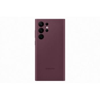 Samsung Silikonový zadní kryt pro Samsung Galaxy S22 Ultra Burgundy