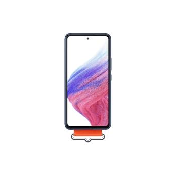 Pouzdro pro Samsung SAMSUNG Silikonový kryt s poutkem A53 5G Navy