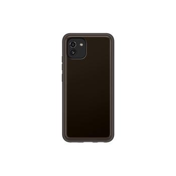 Samsung Poloprůhledný zadní kryt A03 Black