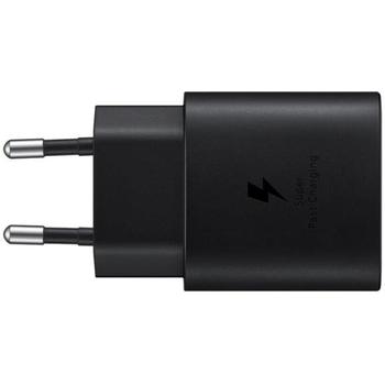 Samsung Napájecí adaptér s rychlonabíjením (25W), bez kabelu v balení, Black
