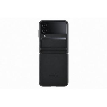Samsung Flipový kožený kryt Z Flip4 Black
