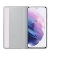 Samsung Flipové pouzdro Clear View pro S21+ Light Gray
