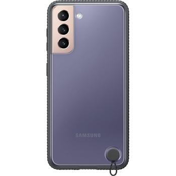 Pouzdro pro Samsung SAMSUNG Průhledný ochranný kryt pro S21+ Black