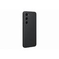 Samsung kožený zadní kryt pro Samsung Galaxy S23 Black