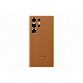 Pouzdro pro Samsung SAMSUNG Kožený zadní kryt Samsung Galaxy S23, hnědý (brown)