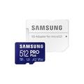 Samsung micro SDXC 512GB PRO Plus + SD adaptér
