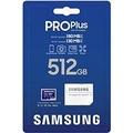 Samsung/micro SDXC/512GB/180MBps/Class 10/+ Adaptér/Modrá