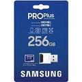Samsung/micro SDXC/256GB/180MBps/USB 3.0/USB-A/Class 10/+ Adaptér/Modrá