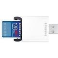 Samsung/SDXC/128GB/180MBps/USB 3.0/USB-A/Class 10/+ Adaptér/Modrá