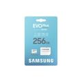 Samsung EVO Plus/micro SDXC/256GB/UHS-I U3 / Class 10/+ Adaptér/Bílá
