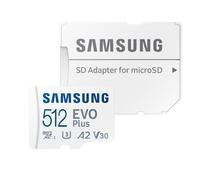 Obrázek k produktu: SAMSUNG microSDXC 512GB EVO Plus + SD adaptér