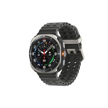 Chytré hodinky SAMSUNG Galaxy Watch Ultra 47mm Titanium Silver/Sport Band/Gray