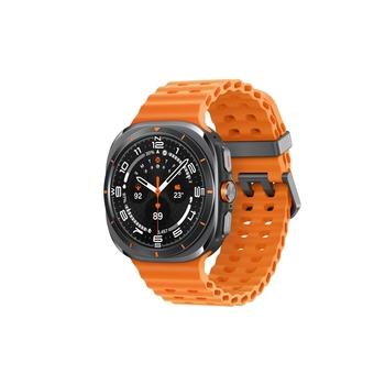 Samsung Galaxy Watch Ultra/47mm/Titanium Gray/Sport Band/Orange