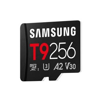 Samsung T9/Micro SDXC/256GB/UHS-I U3 / Class 10/+ Adaptér/Černá