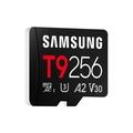 Samsung T9/Micro SDXC/256GB/UHS-I U3 / Class 10/+ Adaptér/Černá