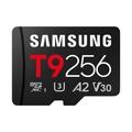 Samsung T9/Micro SDXC/256GB/UHS-I U3 / Class 10/+ Adaptér/Černá