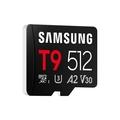 Samsung T9/Micro SDXC/512GB/UHS-I U3 / Class 10/+ Adaptér/Černá