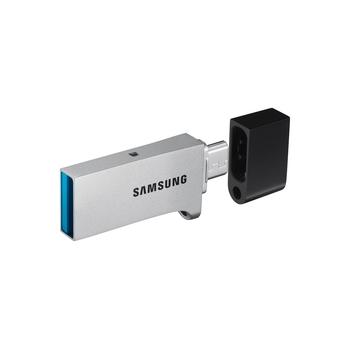 Přenosný flash disk SAMSUNG Flash Disk OTG 128GB Kovový