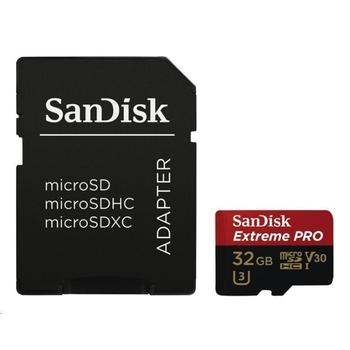 Paměťová karta SANDISK microSDHC 32GB Extreme Pro