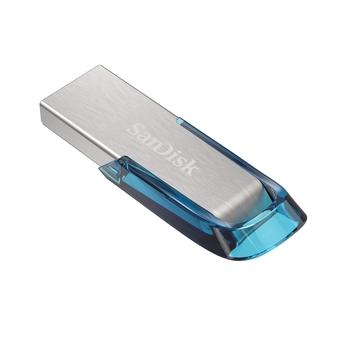 Přenosný flash disk SANDISK Cruzer Ultra Flair 64GB, modrá