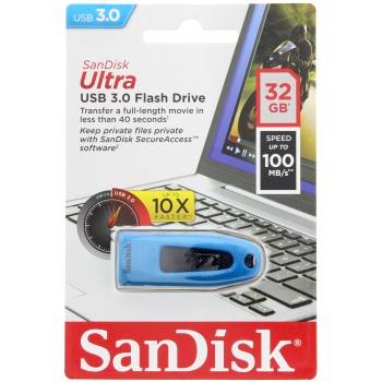 SanDisk Ultra USB 32GB USB 3.0 modrá