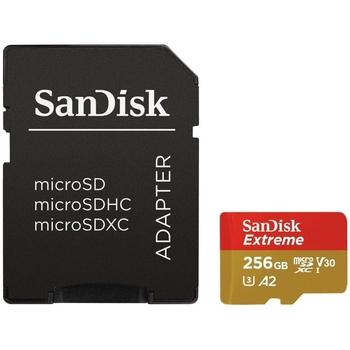 SanDisk Extreme microSDXC 256GB 160MB/s + adaptér