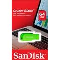 SanDisk Cruzer Blade 64GB USB2.0 elektricky zelená