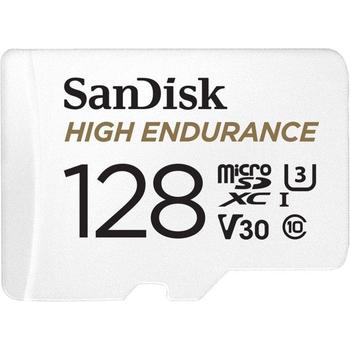 Paměťová karta SANDISK microSDXC 128GB High Endurance + adaptér