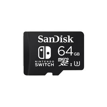 Paměťová karta SANDISK microSDXC 64GB for Nintendo Switch