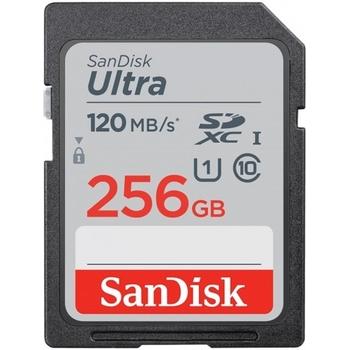 Paměťová karta SANDISK Ultra SDXC 256GB 120MB/s Class10 UHS-I