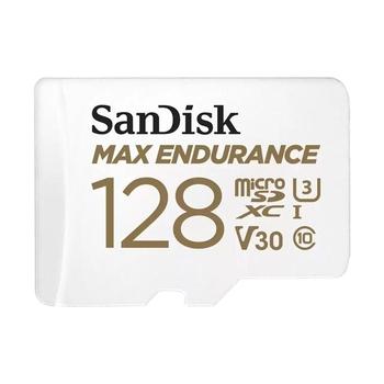 Paměťová karta pro bezpečnostní kamery SANDISK microSDXC 128GB MAX ENDURANCE