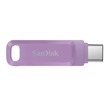 Přenosný flash disk SANDISK Ultra Dual Drive Go 64GB (Levandulová)