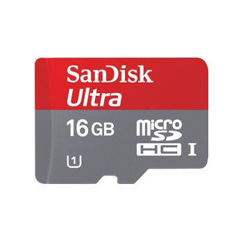 Paměťová karta SANDISK 16 GB microSDHC Ultra