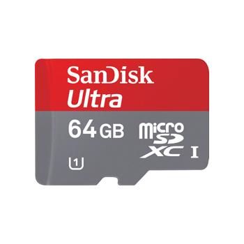 Paměťová karta SANDISK 64 GB microSDXC Ultra
