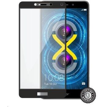 Tvrzené ochranné sklo SCREENSHIELD  HUAWEI Honor 6X full COVER metalic frame, černá