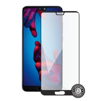 Tvrzené ochranné sklo SCREENSHIELD HUAWEI P20, černá (black)