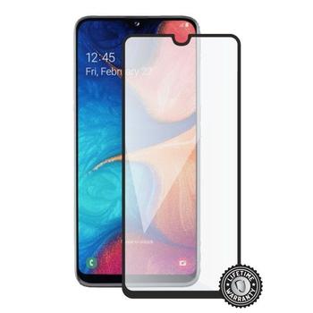 Tvrzené ochranné sklo SCREENSHIELD SAMSUNG A202F Galaxy A20e, černá (black)