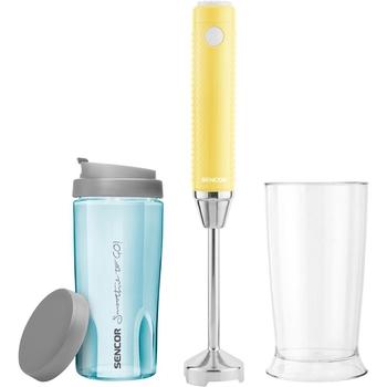 Tyčový mixér SENCOR SADA SHB 36YL + SBB 001TQ, žlutá (yellow) + tyrkysová