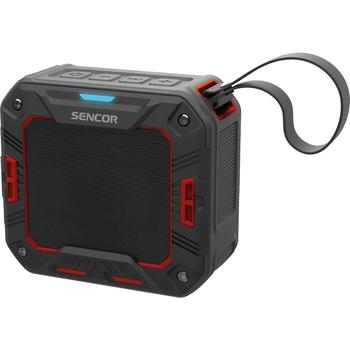 Bezdrátový reproduktor SENCOR SSS 1050 BT SPEAKER, černá/červená (black/red)