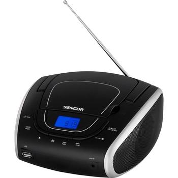 Radiopřijímač s CD SENCOR SPT 1600 BS, černá/stříbrná (black/silver)